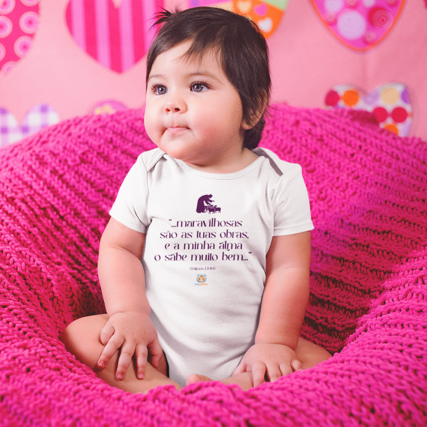 Body Premium para Bebê Religioso