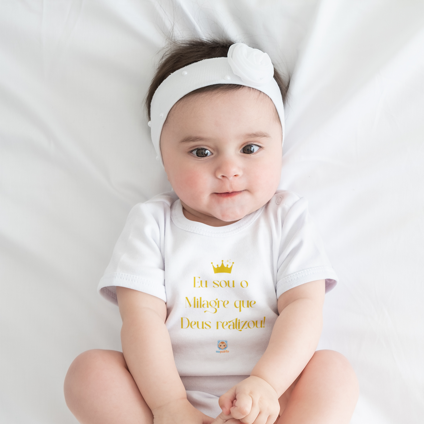 Body Premium para Bebê Religioso